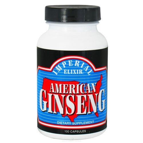 Imperial Elixir American Ginseng Capsules - 100 Ea